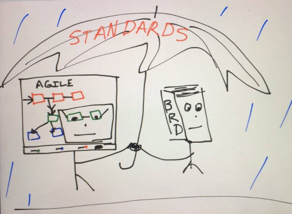 Можно ли разработать стандарт, охватывающий и Agile и традиционный проектный подход? иллюстрация общий стандарт